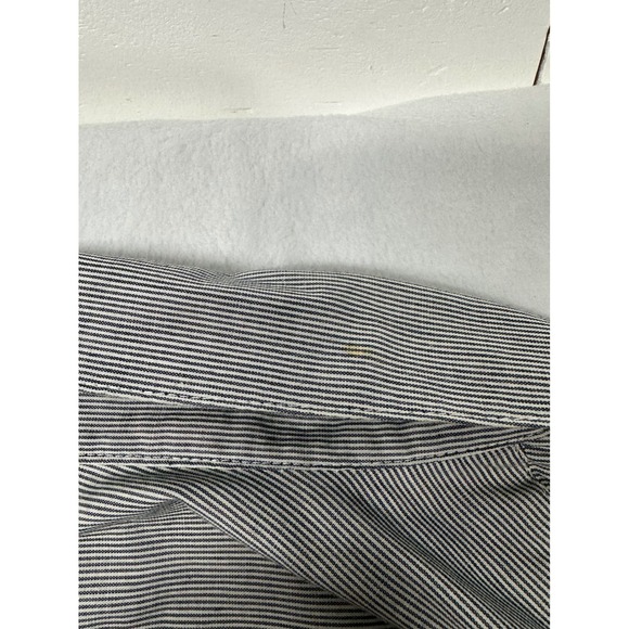 Karen Scott Striped Christmas Holiday Snowman Embroidered Top Blouse Medium‎ - Picture 6 of 8